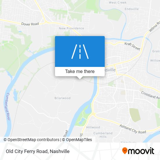 Old City Ferry Road map