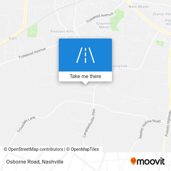 Osborne Road map