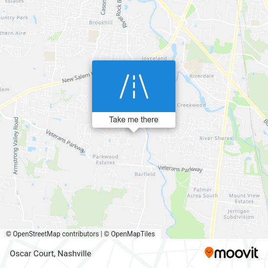 Mapa de Oscar Court