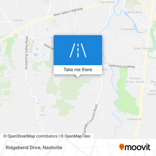 Ridgebend Drive map