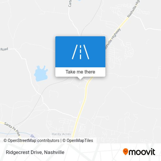Mapa de Ridgecrest Drive