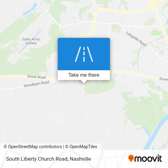 South Liberty Church Road map