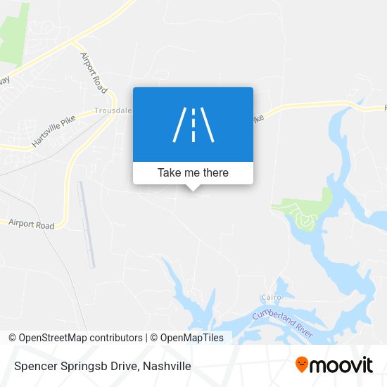 Spencer Springsb Drive map
