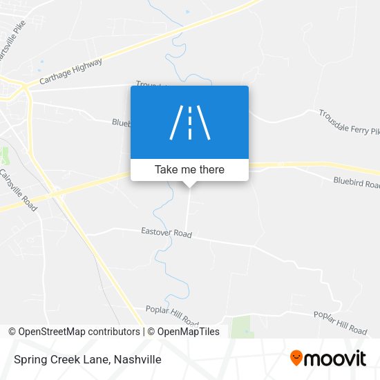 Mapa de Spring Creek Lane