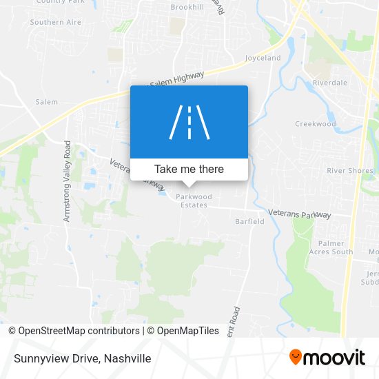Mapa de Sunnyview Drive
