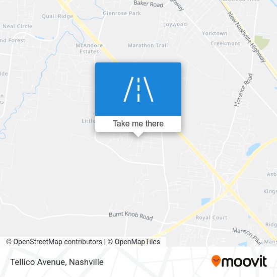 Mapa de Tellico Avenue