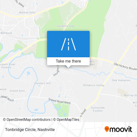 Tonbridge Circle map