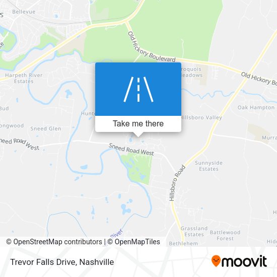 Mapa de Trevor Falls Drive