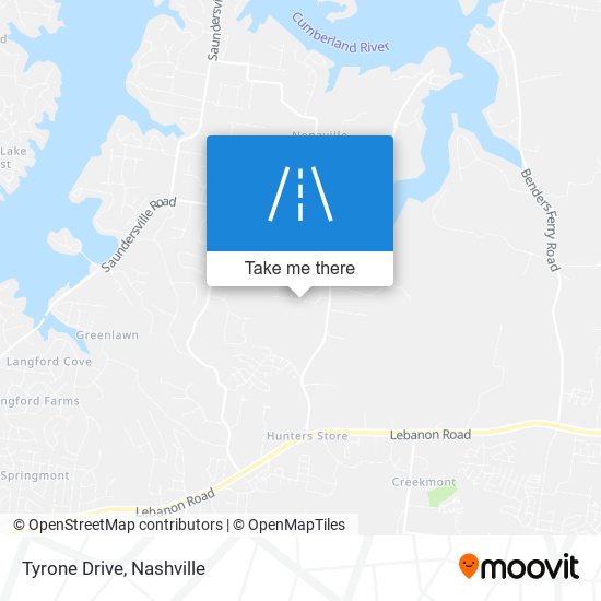 Tyrone Drive map