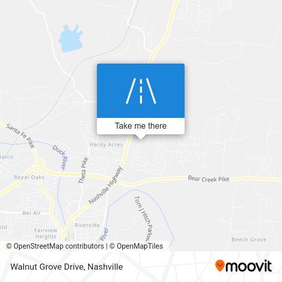 Walnut Grove Drive map
