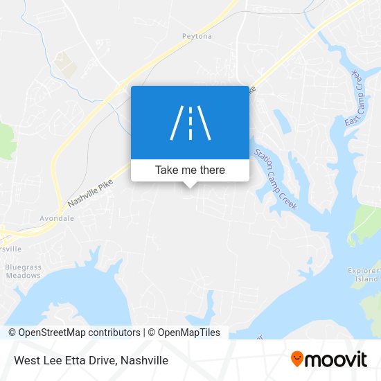 Mapa de West Lee Etta Drive