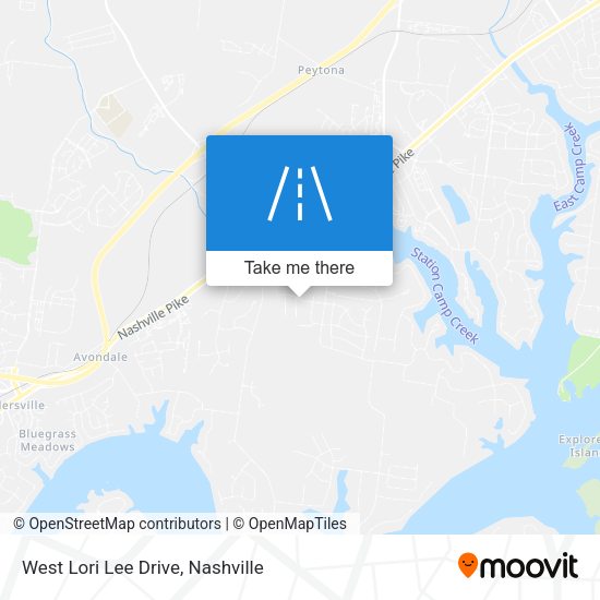 West Lori Lee Drive map