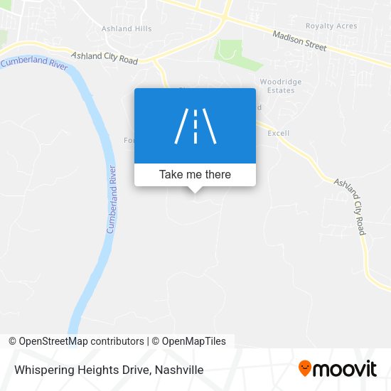 Whispering Heights Drive map