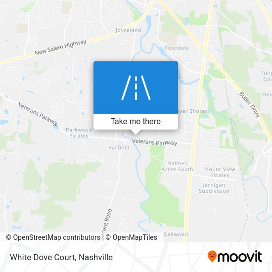 Mapa de White Dove Court