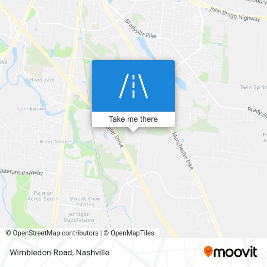 Mapa de Wimbledon Road