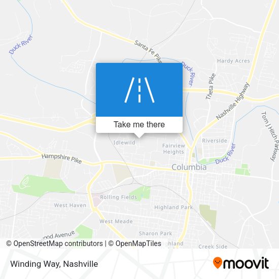 Mapa de Winding Way
