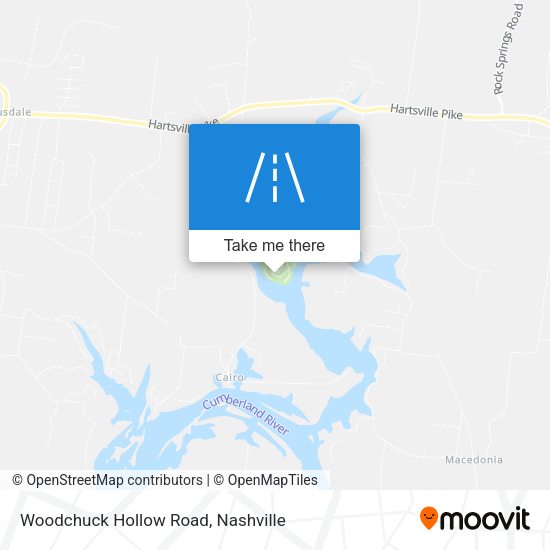 Mapa de Woodchuck Hollow Road