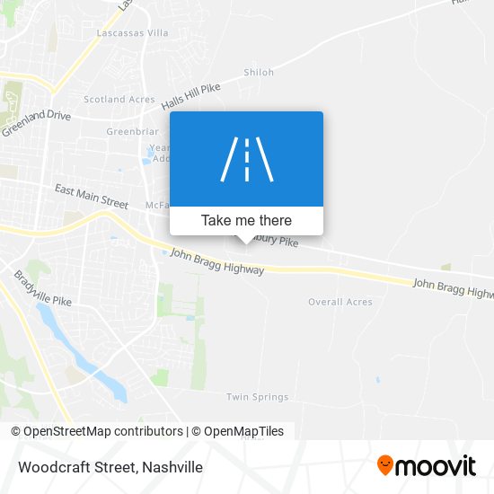 Woodcraft Street map