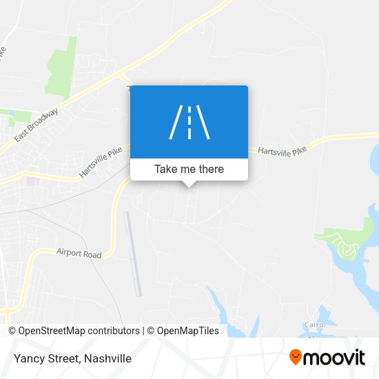 Mapa de Yancy Street