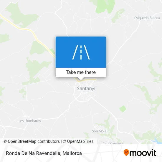 Ronda De Na Ravendella map
