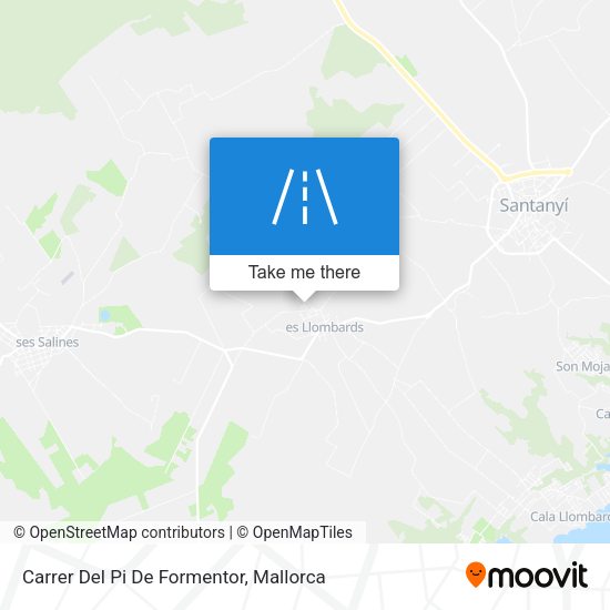 Carrer Del Pi De Formentor map