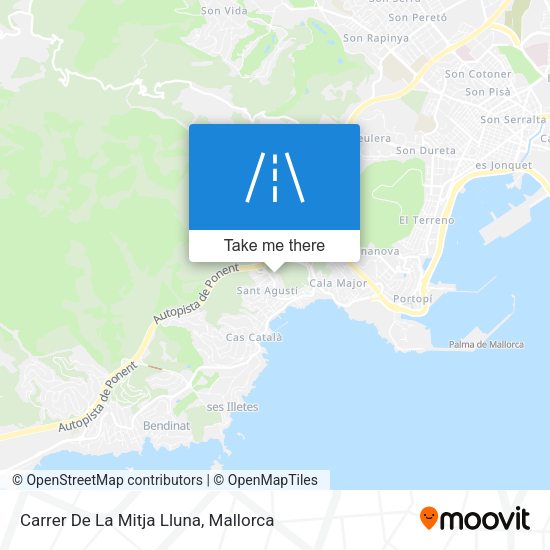 Carrer De La Mitja Lluna map