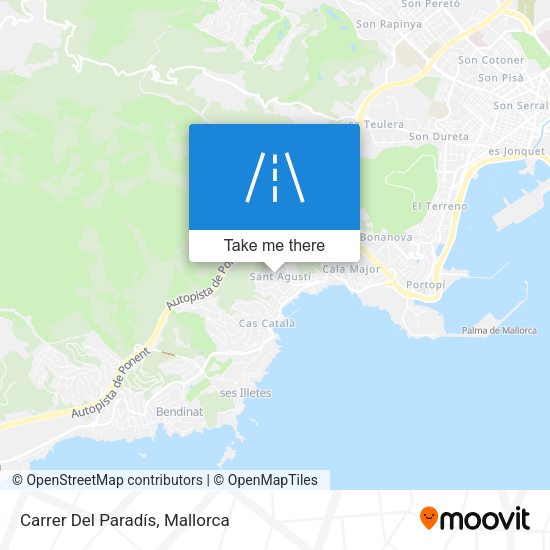 Carrer Del Paradís map