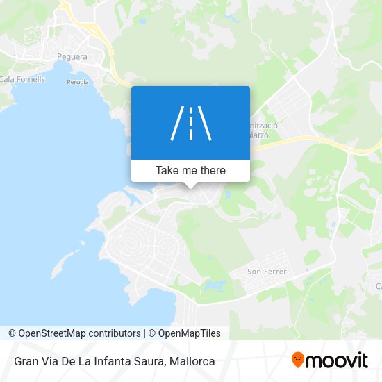 Gran Via De La Infanta Saura map