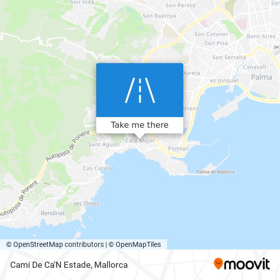 Camí De Ca'N Estade map