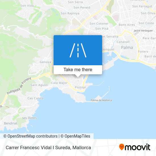 Carrer Francesc Vidal I Sureda map