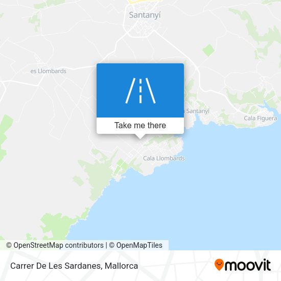 Carrer De Les Sardanes map