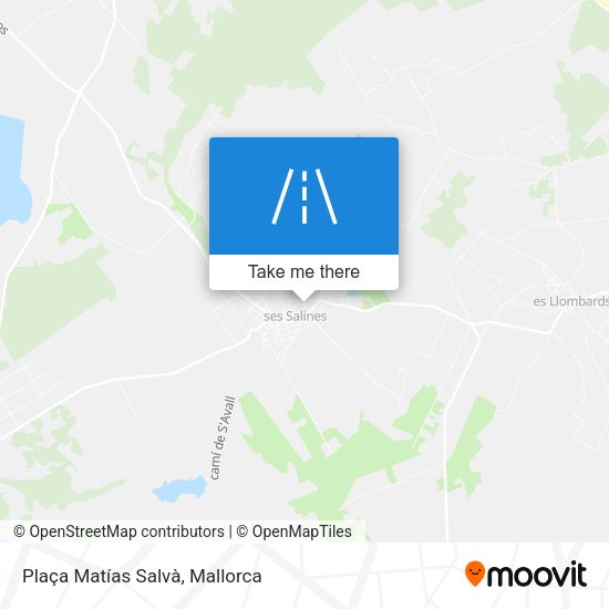 Plaça Matías Salvà map
