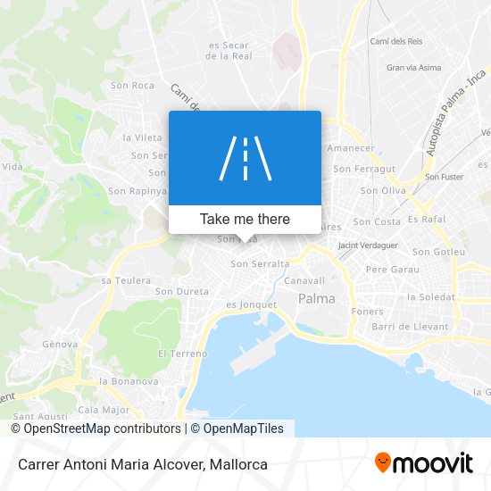 Carrer Antoni Maria Alcover map
