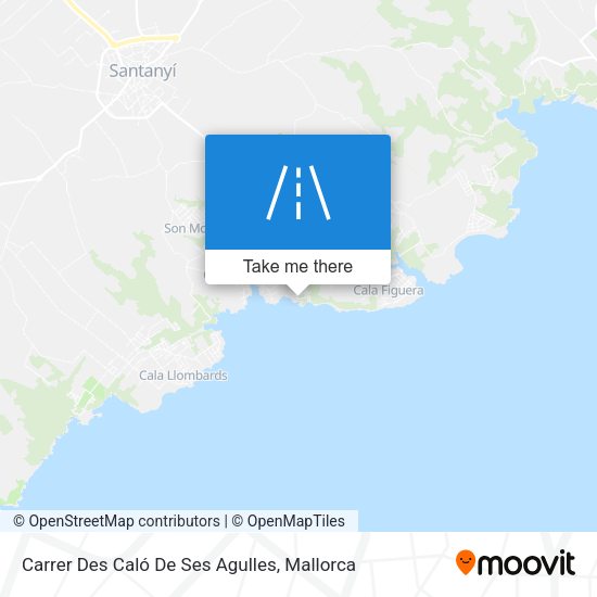 Carrer Des Caló De Ses Agulles map