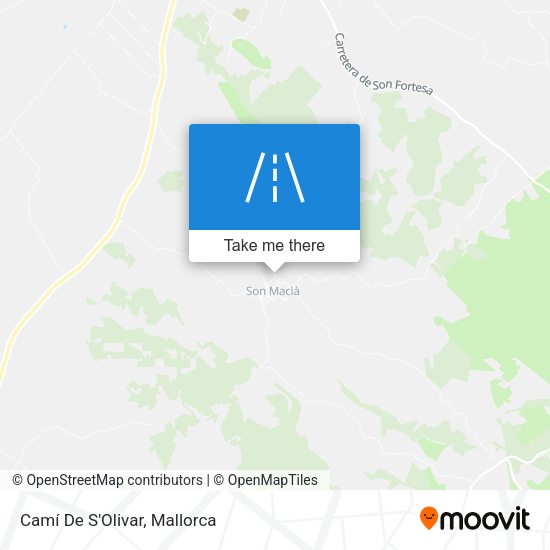 Camí De S'Olivar map