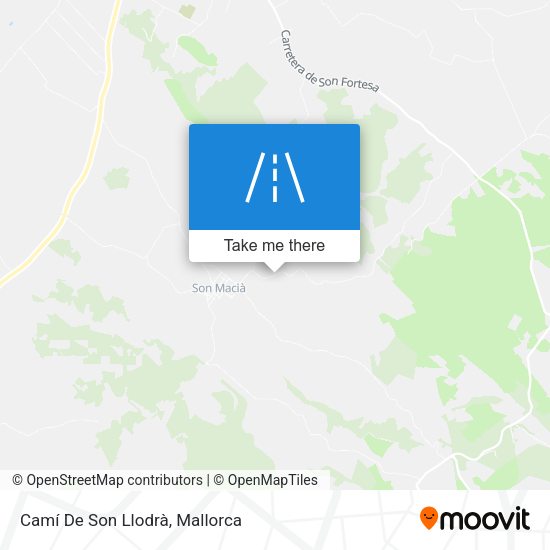 Camí De Son Llodrà map