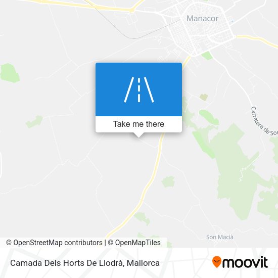 Camada Dels Horts De Llodrà map