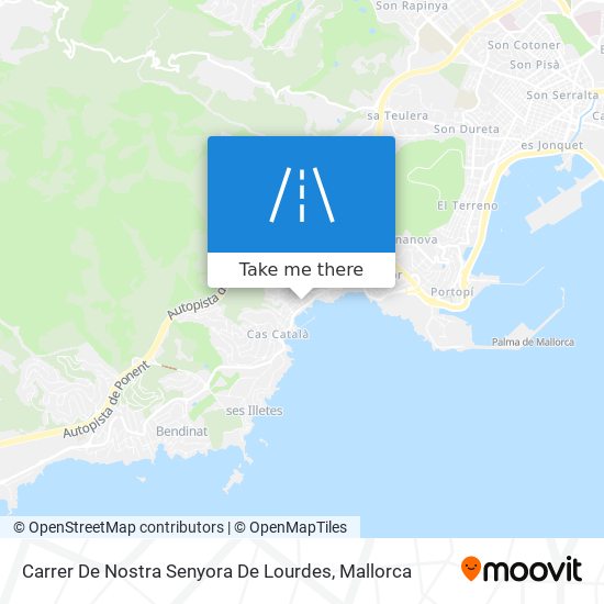 mapa Carrer De Nostra Senyora De Lourdes