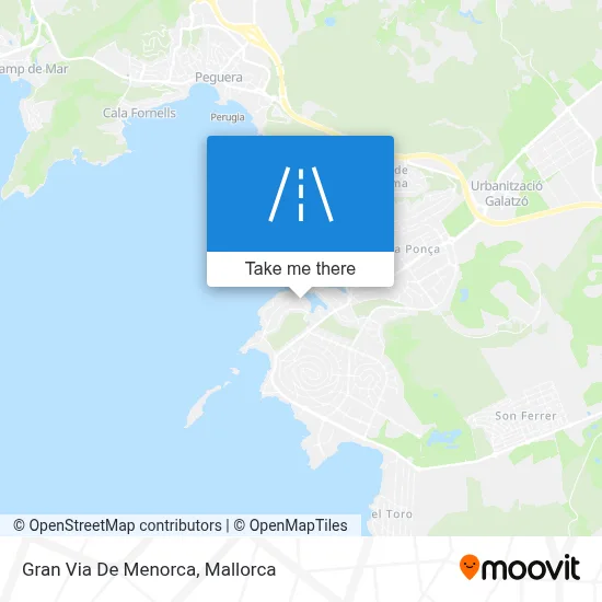 Gran Via De Menorca map