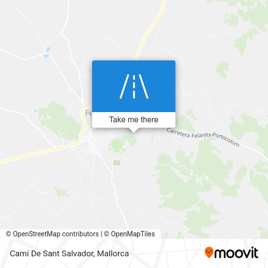Camí De Sant Salvador map