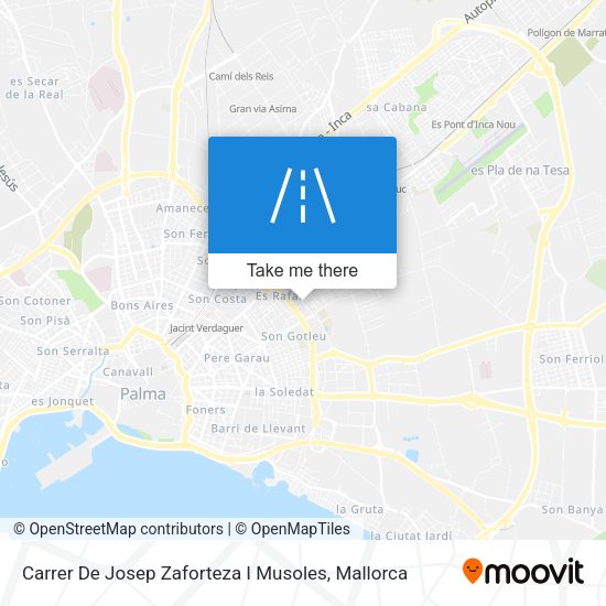 Carrer De Josep Zaforteza I Musoles map