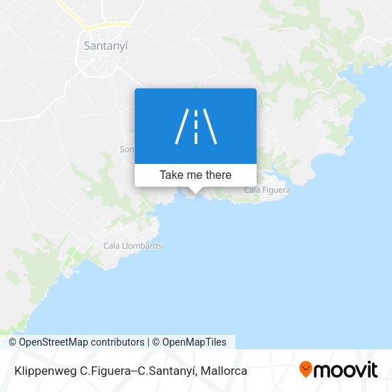 Klippenweg C.Figuera--C.Santanyí map