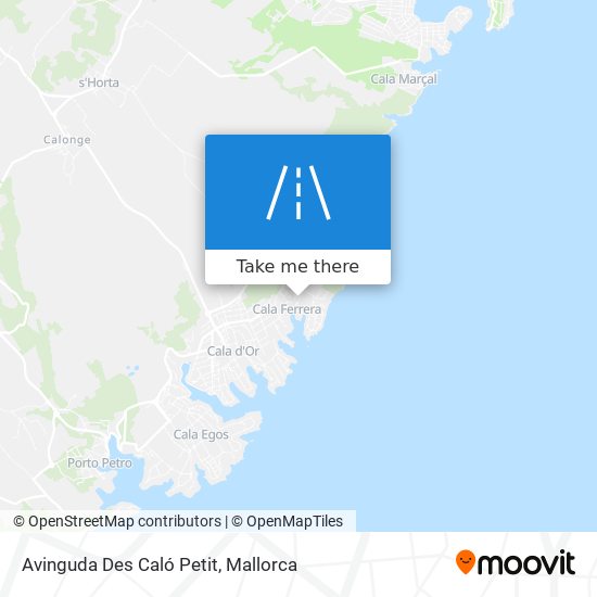 Avinguda Des Caló Petit map