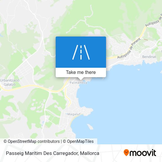 Passeig Marítim Des Carregador map
