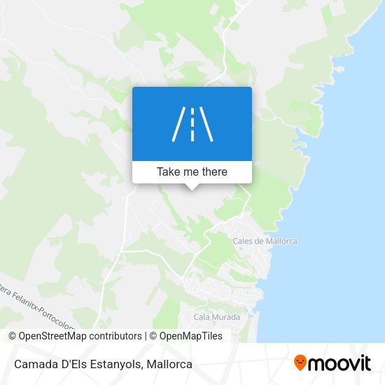 Camada D'Els Estanyols map