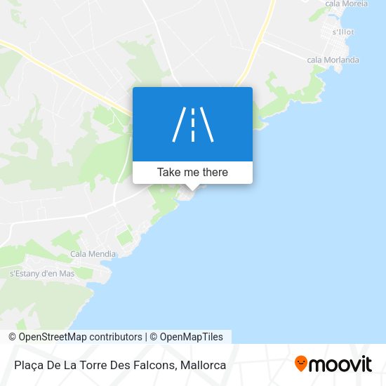 Plaça De La Torre Des Falcons map