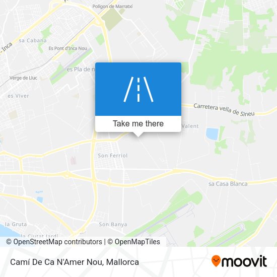 Camí De Ca N'Amer Nou map
