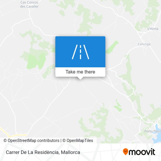 Carrer De La Residència map