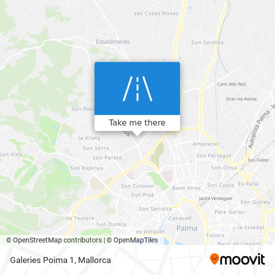 mapa Galeries Poima 1