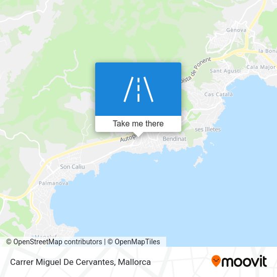 Carrer Miguel De Cervantes map